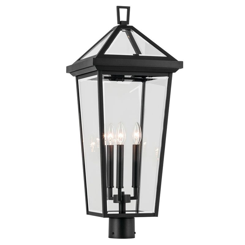 Regence 3-Light Outdoor Post Light in Textured Black