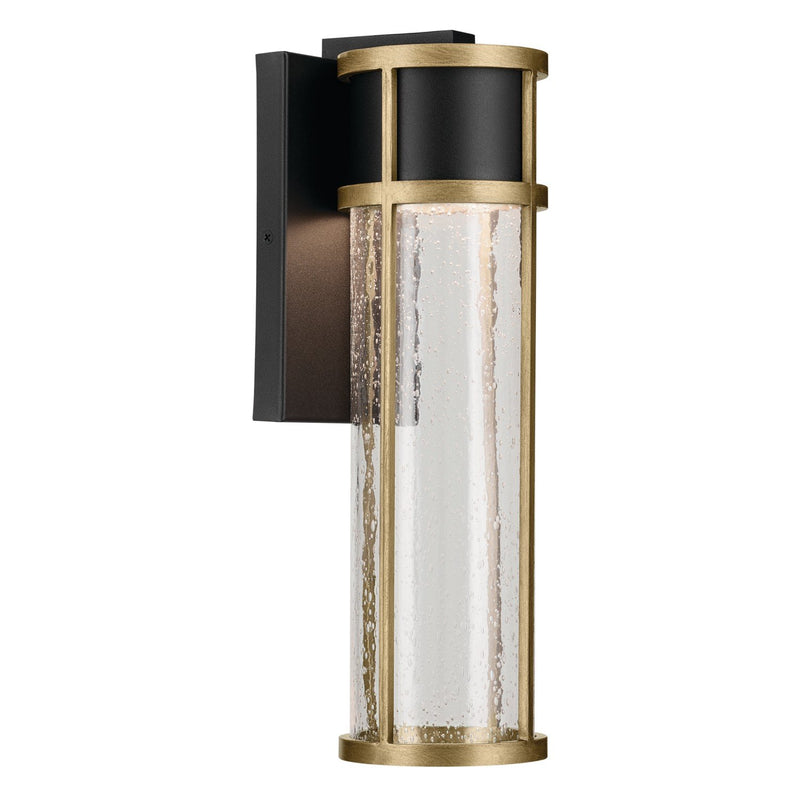 Camillo Medium LED Outdoor Wall Sconce in Textured Black