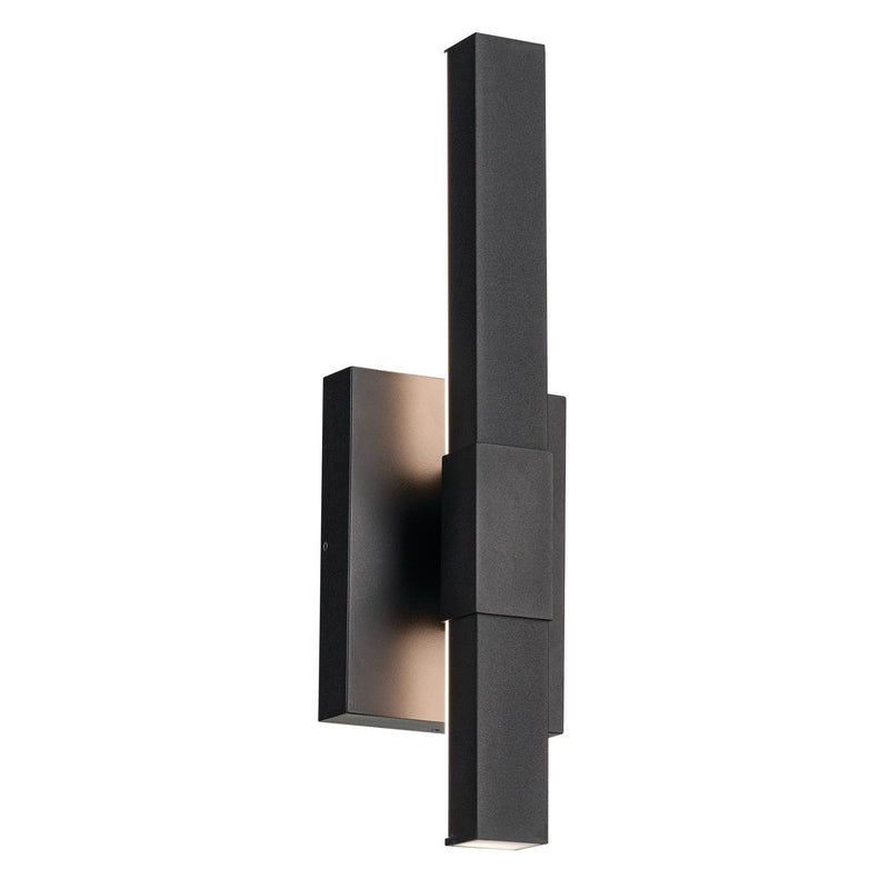 Nocar 16" Outdoor Wall Sconce in Textured Black