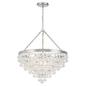 Calypso 8 Light 25" Pendant in Polished Chrome