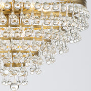 Calypso 8 Light 25" Pendant in Vibrant Gold