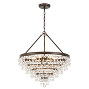 Calypso 8 Light 25" Pendant in Vibrant Bronze