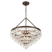 Calypso 8 Light 25" Pendant in Vibrant Bronze