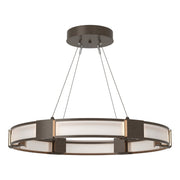 Aura Glass Pendant in Bronze - 138588-SKT-STND-05-FD0399 by Hubbardton Forge