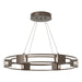 Aura Glass Pendant in Bronze - 138588-SKT-STND-05-II0399 by Hubbardton Forge