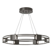 Aura Glass Pendant in Oil Rubbed Bronze - 138588-SKT-STND-14-II0399 by Hubbardton Forge