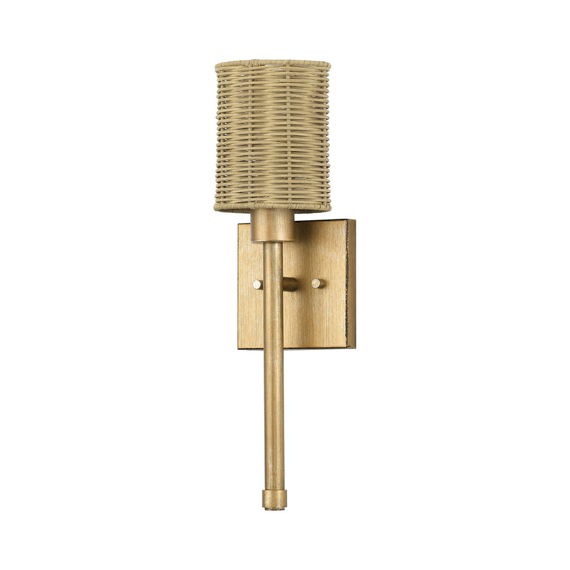 Weavington 18" ADA Wall Sconce in Antique Gold Leaf