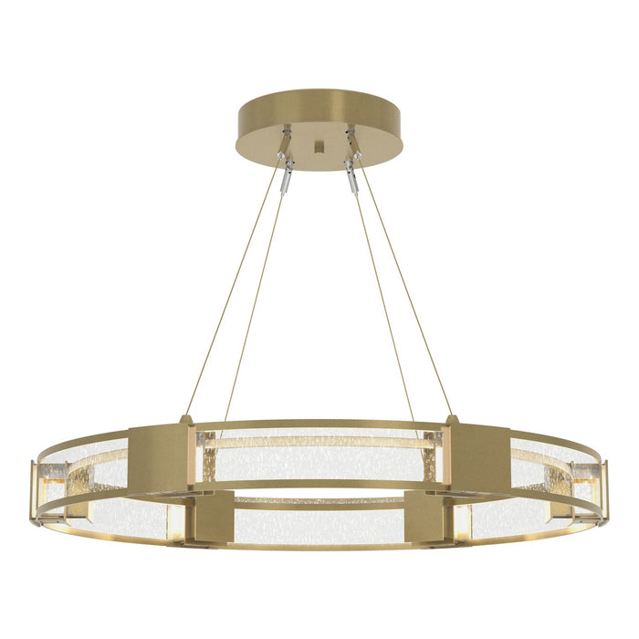 Aura Glass Pendant in Modern Brass - 138588-SKT-STND-86-II0399 by Hubbardton Forge