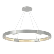 Aura Large LED Pendant in Vintage Platinum - 138589-SKT-STND-82-ZM0394 by Hubbardton Forge