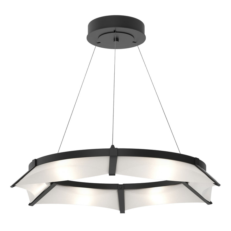 Bento LED Pendant in Black - 138650-LED-STND-10-SH1974 by Hubbardton Forge