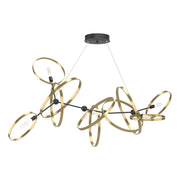 Celesse Pendant in Black with Modern Brass Accent - 138920-SKT-STND-10-86 by Hubbardton Forge