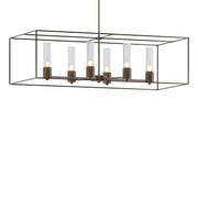 Portico Pendant in Bronze with Oil Rubbed Bronze Accent - 138940-SKT-MULT-05-14-II0392 by Hubbardton Forge