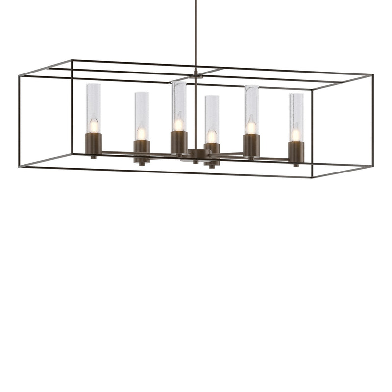 Portico Pendant in Bronze with Oil Rubbed Bronze Accent - 138940-SKT-MULT-05-14-II0392 by Hubbardton Forge