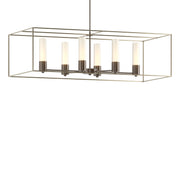 Portico Pendant in Bronze with Soft Gold Accent - 138940-SKT-MULT-05-84-GG0392 by Hubbardton Forge