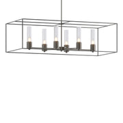 Portico Pendant in Dark Smoke with Black Accent - 138940-SKT-MULT-07-10-II0392 by Hubbardton Forge
