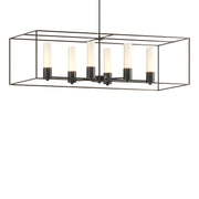 Portico Pendant in Black with Bronze Accent - 138940-SKT-MULT-10-05-GG0392 by Hubbardton Forge