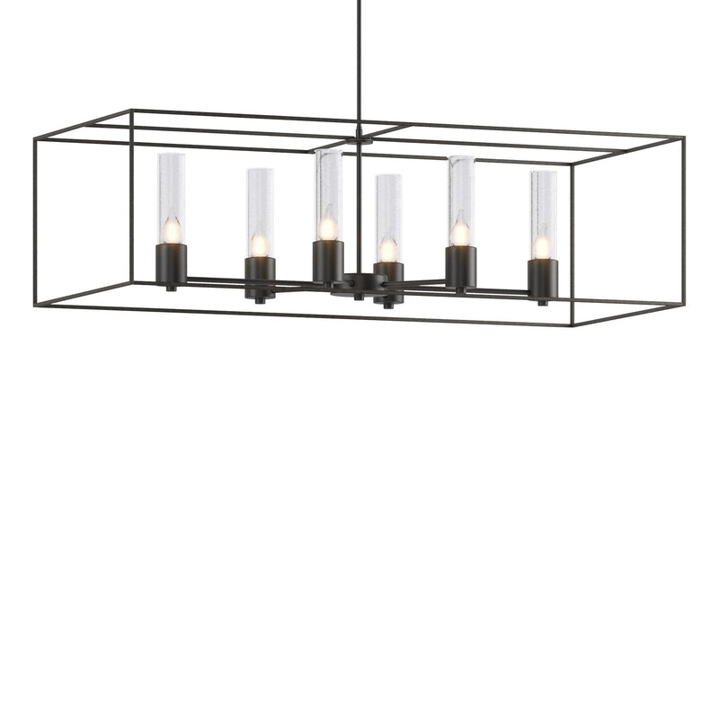 Portico Pendant in Black with Natural Iron Accent - 138940-SKT-MULT-10-20-II0392 by Hubbardton Forge