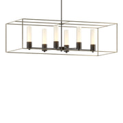 Portico Pendant in Oil Rubbed Bronze with Soft Gold Accent - 138940-SKT-MULT-14-84-GG0392 by Hubbardton Forge
