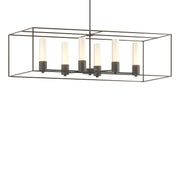 Portico Pendant in Natural Iron with Bronze Accent - 138940-SKT-MULT-20-05-GG0392 by Hubbardton Forge