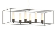 Portico Pendant in Natural Iron with Dark Smoke Accent - 138940-SKT-MULT-20-07-GG0392 by Hubbardton Forge