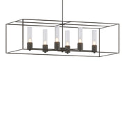 Portico Pendant in Natural Iron with Oil Rubbed Bronze Accent - 138940-SKT-MULT-20-14-II0392 by Hubbardton Forge
