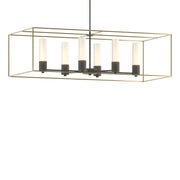 Portico Pendant in Natural Iron with Modern Brass Accent - 138940-SKT-MULT-20-86-GG0392 by Hubbardton Forge