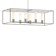Portico Pendant in Vintage Platinum with Bronze Accent - 138940-SKT-MULT-82-05-GG0392 by Hubbardton Forge