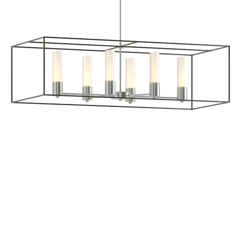 Portico Pendant in Vintage Platinum with Dark Smoke Accent - 138940-SKT-MULT-82-07-GG0392 by Hubbardton Forge