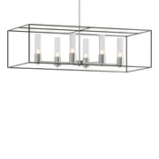 Portico Pendant in Vintage Platinum with Oil Rubbed Bronze Accent - 138940-SKT-MULT-82-14-II0392 by Hubbardton Forge