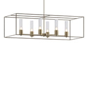 Portico Pendant in Soft Gold with Bronze Accent - 138940-SKT-MULT-84-05-II0392 by Hubbardton Forge