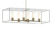 Portico Pendant in Soft Gold with Sterling Accent - 138940-SKT-MULT-84-85-GG0392 by Hubbardton Forge