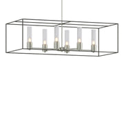 Portico Pendant in Sterling with Natural Iron Accent - 138940-SKT-MULT-85-20-II0392 by Hubbardton Forge