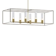 Portico Pendant in Modern Brass with Bronze Accent - 138940-SKT-MULT-86-05-II0392 by Hubbardton Forge