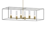 Portico Pendant in Modern Brass with Black Accent - 138940-SKT-MULT-86-10-II0392 by Hubbardton Forge