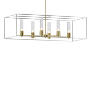 Portico Pendant in Modern Brass with Vintage Platinum Accent - 138940-SKT-MULT-86-82-II0392 by Hubbardton Forge