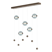 Abacus 5-Light LED Pendant in Bronze - 139050-LED-STND-05-YL0668 by Hubbardton Forge