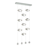 Gatsby 9-Light LED Pendant in Vintage Platinum - 139056-LED-STND-82-CR by Hubbardton Forge
