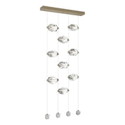 Gatsby 9-Light LED Pendant in Soft Gold - 139056-LED-STND-84-CR by Hubbardton Forge
