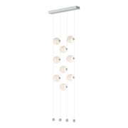 Abacus 9-Light Ceiling-to-Floor LED Pendant in Vintage Platinum - 139057-LED-STND-82-GG0668 by Hubbardton Forge
