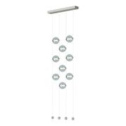 Abacus 9-Light Ceiling-to-Floor LED Pendant in Sterling - 139057-LED-STND-85-YL0668 by Hubbardton Forge