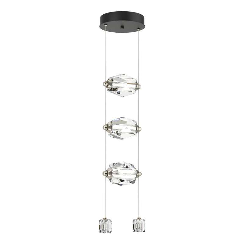 Gatsby 3-Light LED Pendant in Black - 139058-LED-STND-10-CR by Hubbardton Forge