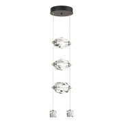 Gatsby 3-Light LED Pendant in Natural Iron - 139058-LED-STND-20-CR by Hubbardton Forge
