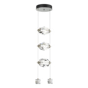 Gatsby 3-Light LED Pendant in Vintage Platinum - 139058-LED-STND-82-CR by Hubbardton Forge