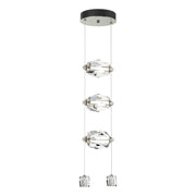 Gatsby 3-Light LED Pendant in Sterling - 139058-LED-STND-85-CR by Hubbardton Forge