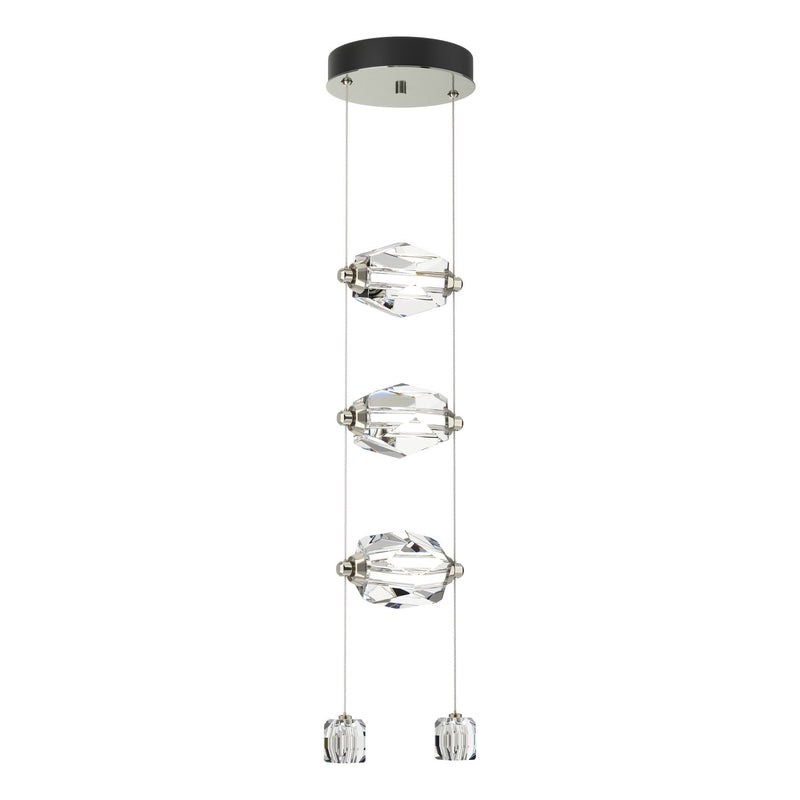 Gatsby 3-Light LED Pendant in Sterling - 139058-LED-STND-85-CR by Hubbardton Forge