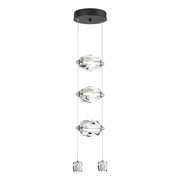 Gatsby 3-Light LED Pendant in Ink - 139058-LED-STND-89-CR by Hubbardton Forge