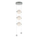 Abacus 3-Light LED Pendant in Vintage Platinum - 139059-LED-STND-82-GG0668 by Hubbardton Forge