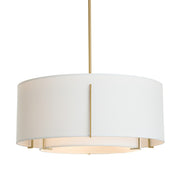 Exos Double Shade Pendant in Vintage Platinum - 139605-SKT-MULT-82-SF1590-SF2290 by Hubbardton Forge