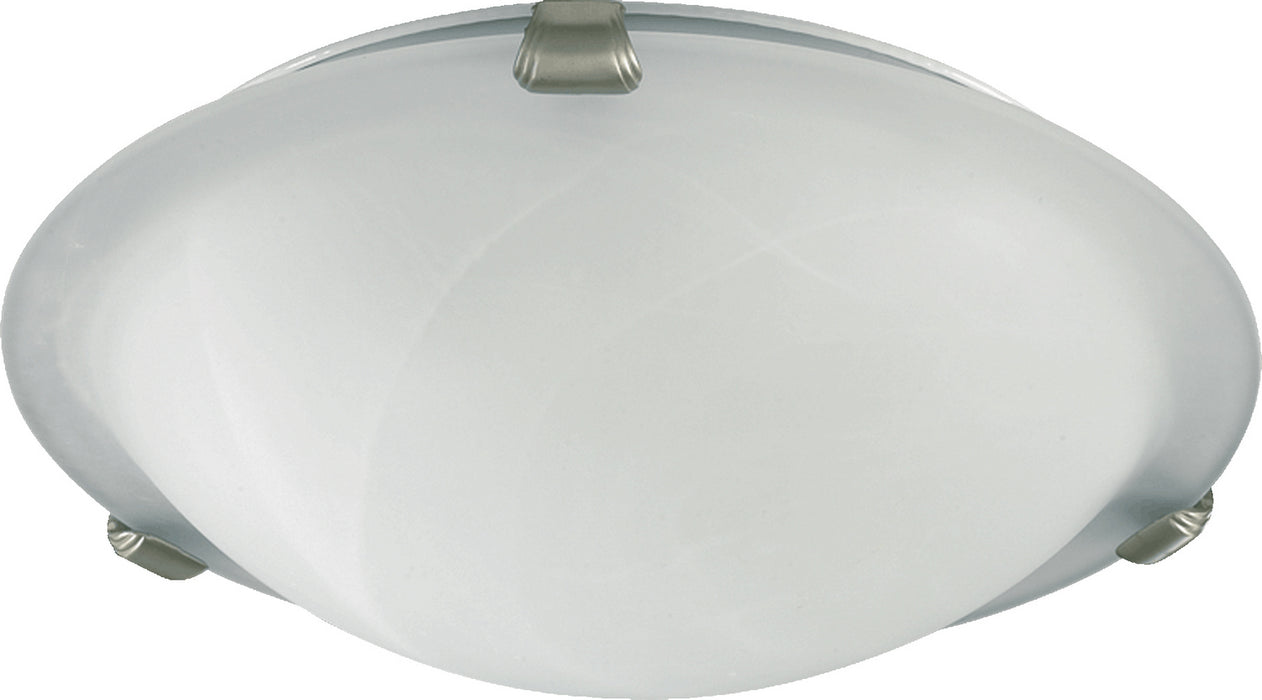 Transitional Ceiling Mount in Satin Nickel