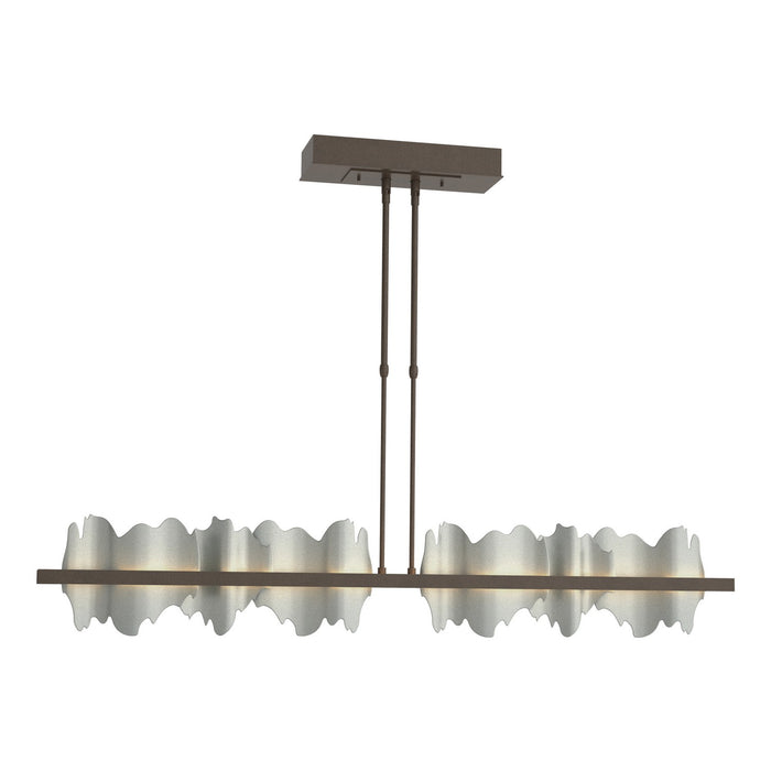 Hildene Large LED Pendant in Bronze with Vintage Platinum Accent - 139652-LED-STND-05-82 by Hubbardton Forge